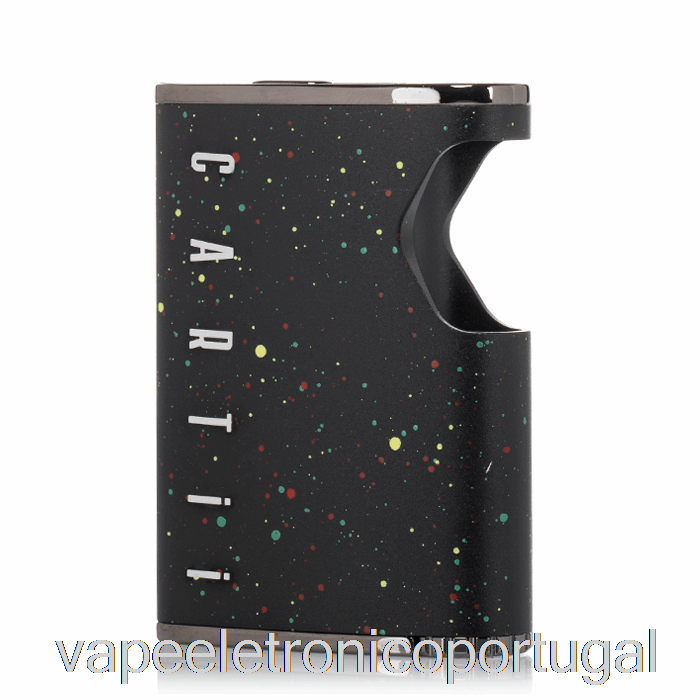 Vape Eletrônico Dazzleaf Cartii 2 Em 1 Twist 510 Thread Bateria Preto Splatter